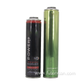 52mm hair spray tin can with metal valve